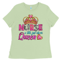 Matcha nurse a title just above queen Ladies Tee - BundleAndBundleShop