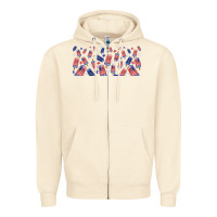 Sandshell American popsicle Zipper Hoodie - TumblerDesignByShophia