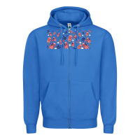 True Royal American popsicle Zipper Hoodie - TumblerDesignByShophia