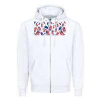 White American popsicle Zipper Hoodie - TumblerDesignByShophia