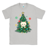 Moon Dust christmas tree cat Classic Tee - MaliasSmallBusiness