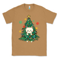Toasted Coconut christmas tree cat Classic Tee - MaliasSmallBusiness