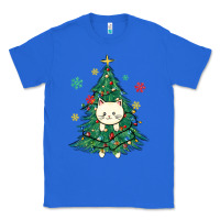True Royal christmas tree cat Classic Tee - MaliasSmallBusiness
