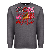 Charcoal Heather tacos are my valentine Premium Sweatshirt - OliviaCreatesArt