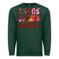 Sports Green tacos are my valentine Premium Sweatshirt - OliviaCreatesArt