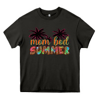 Asphalt mom bod summer with palms Heavy Core Tee - Artiststas
