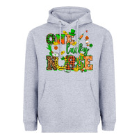 Heather Grey St. Patricks Day one lucky nurse Heavyweight Hoodie - HowdyJamesFarm