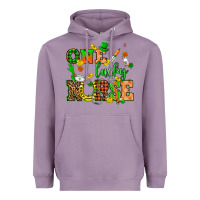 Lavender St. Patricks Day one lucky nurse Heavyweight Hoodie - HowdyJamesFarm