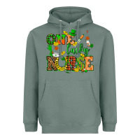 Sage St. Patricks Day one lucky nurse Heavyweight Hoodie - HowdyJamesFarm