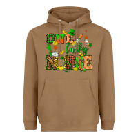 Toasted Coconut St. Patricks Day one lucky nurse Heavyweight Hoodie - HowdyJamesFarm