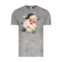 Cloud Rock white christmas santa claus Vintage Tee - MaliasSmallBusiness