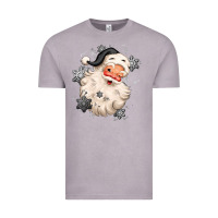 Vintage Zinc white christmas santa claus Vintage Tee - MaliasSmallBusiness