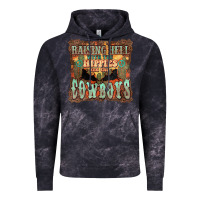 Cloud Black raising hell with the hippies and the cowboys Vintage Hoodie - NancyCooperArtShop