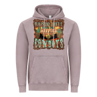 Vintage Zinc raising hell with the hippies and the cowboys Vintage Hoodie - NancyCooperArtShop