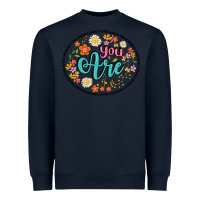 Navy you are Heavyweight Sweatshirt - Artiststas