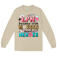 Mushroom lpn because nurses need heroes Long Sleeve Tee - LillyAllenDesigns