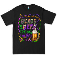 Black beads & beer that's why i'm here Premium Tee - Artiststas