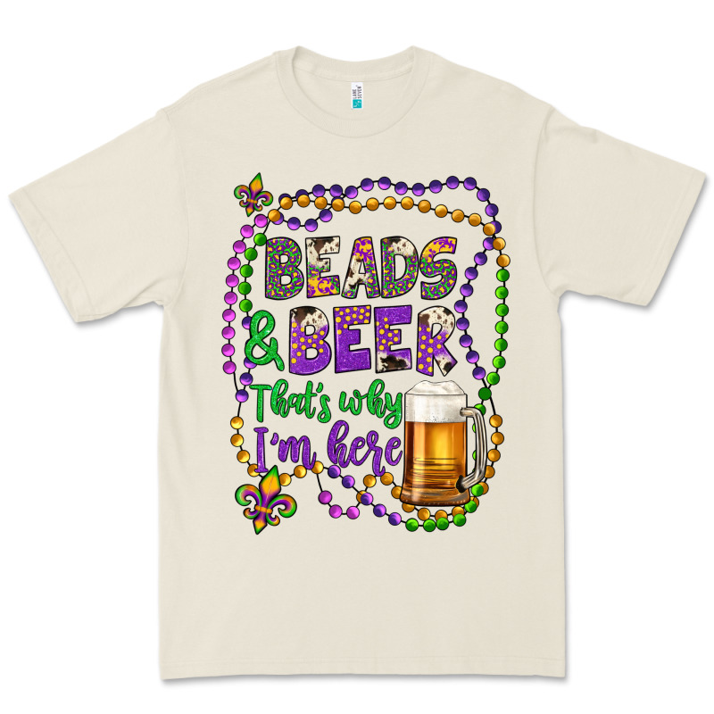 Beads & Beer That's Why I'm Here Premium Tee by Artiststas | Teevron