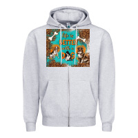 Heather Grey life is better with a dog Zipper Hoodie - TumblerDesignByShophia
