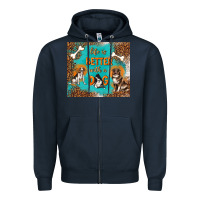 Navy life is better with a dog Zipper Hoodie - TumblerDesignByShophia