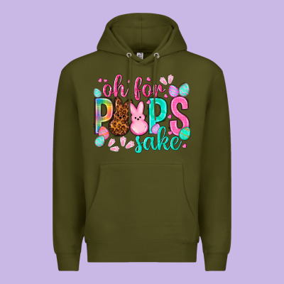Oh For Peeps Sake Easter Day Premium Hoodie Designed By Howdyjamesfarm