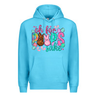 Ocean Blue oh for peeps sake Easter Day Premium Hoodie - HowdyJamesFarm