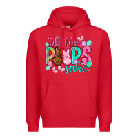 Red oh for peeps sake Easter Day Premium Hoodie - HowdyJamesFarm