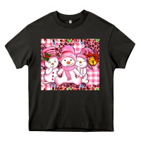 Asphalt pink snowgirls Heavy Core Tee - AdoDesignShop