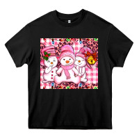 Black pink snowgirls Heavy Core Tee - AdoDesignShop