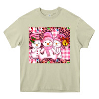 Mossy pink snowgirls Heavy Core Tee - AdoDesignShop