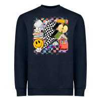 Navy retro teacher Heavyweight Sweatshirt - Artiststas