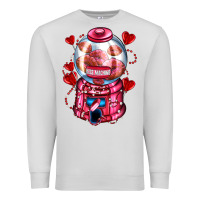 Dove Grey kiss  machine  olivia Premium Sweatshirt - OliviaCreatesArt