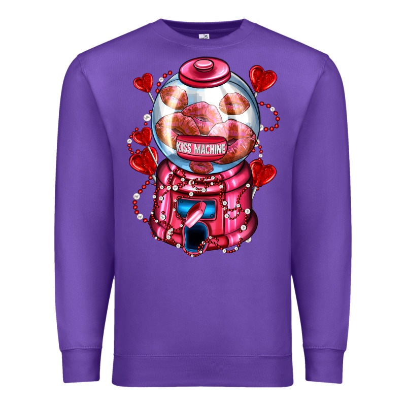 Kiss  Machine  Olivia Premium Sweatshirt by OliviaCreatesArt | Teevron