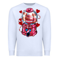 White kiss  machine  olivia Premium Sweatshirt - OliviaCreatesArt