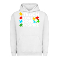 Pigment Lunar Rock Teach Love Hope Inspire Urban Hoodie - CowhideDigitalArt