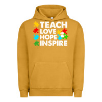 Pigment Peanut Butter Teach Love Hope Inspire Urban Hoodie - CowhideDigitalArt