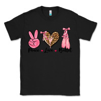 Black peace love ballet Classic Tee - NancyCooperArtShop