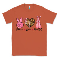 Copper peace love ballet Classic Tee - NancyCooperArtShop