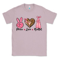 Lilac peace love ballet Classic Tee - NancyCooperArtShop
