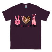 Plum peace love ballet Classic Tee - NancyCooperArtShop