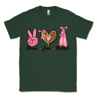 Sports Green peace love ballet Classic Tee - NancyCooperArtShop