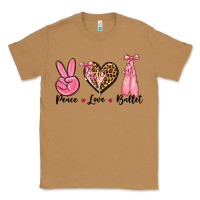 Toasted Coconut peace love ballet Classic Tee - NancyCooperArtShop