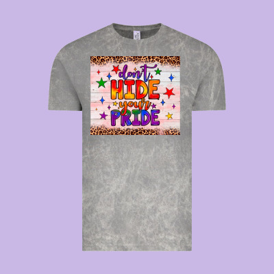 Don't Hide Your Pride Tumbler Vintage Tee Designed By Jahusdesignshop