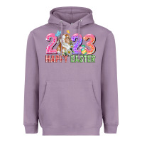 Lavender 2023 Happy Easter Heavyweight Hoodie - CowGirlArtShop