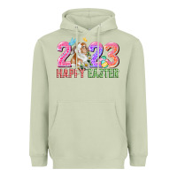 Matcha 2023 Happy Easter Heavyweight Hoodie - CowGirlArtShop