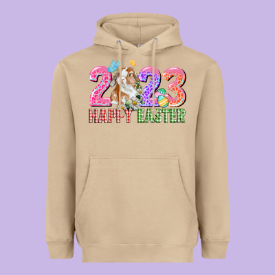 2023 Happy Easter Heavyweight Hoodie Designed By Cowgirlartshop