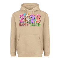 Mushroom 2023 Happy Easter Heavyweight Hoodie - CowGirlArtShop