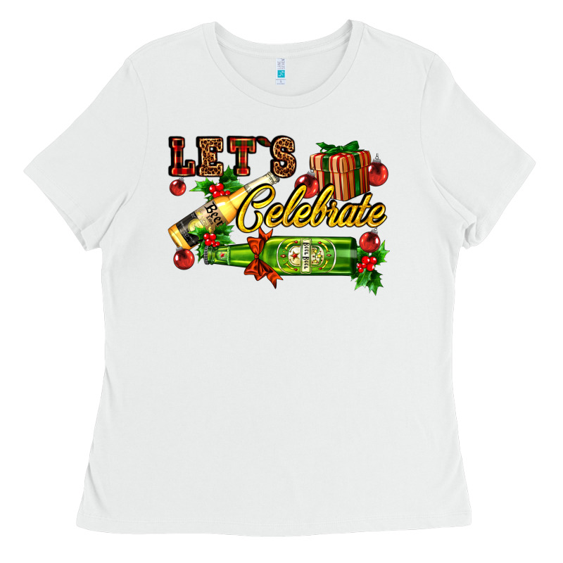 Let`s Celebrate With Beer Bottles Ladies Tee by AdoDesignShop | Teevron