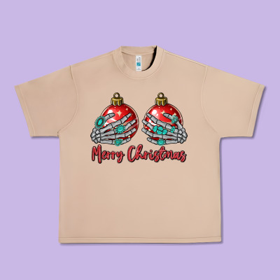Merry Christmas Urban Heavy Tee Designed By Maliassmallbusiness