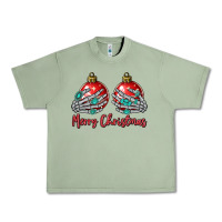 Oil Green merry christmas Urban Heavy Tee - MaliasSmallBusiness